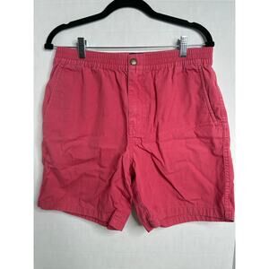 J.Crew Tripper Short Men's Medium Salmon Elastic Waist Twill Casual 6" Inseam